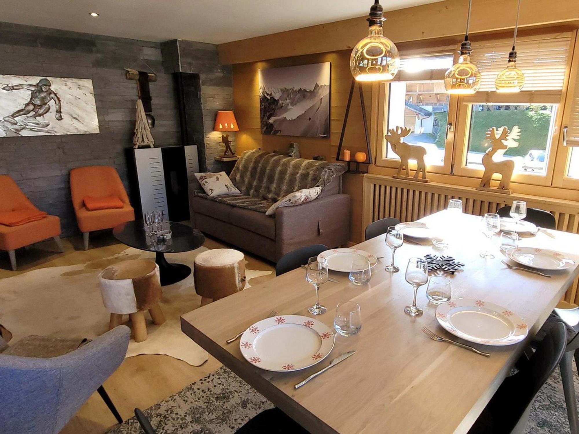 Appartement T3 Renove, Centre Les Gets, Proche Pistes, 6 Pers, Balcon, Parking, Equipements Complets - Fr-1-598-30 Bagian luar foto